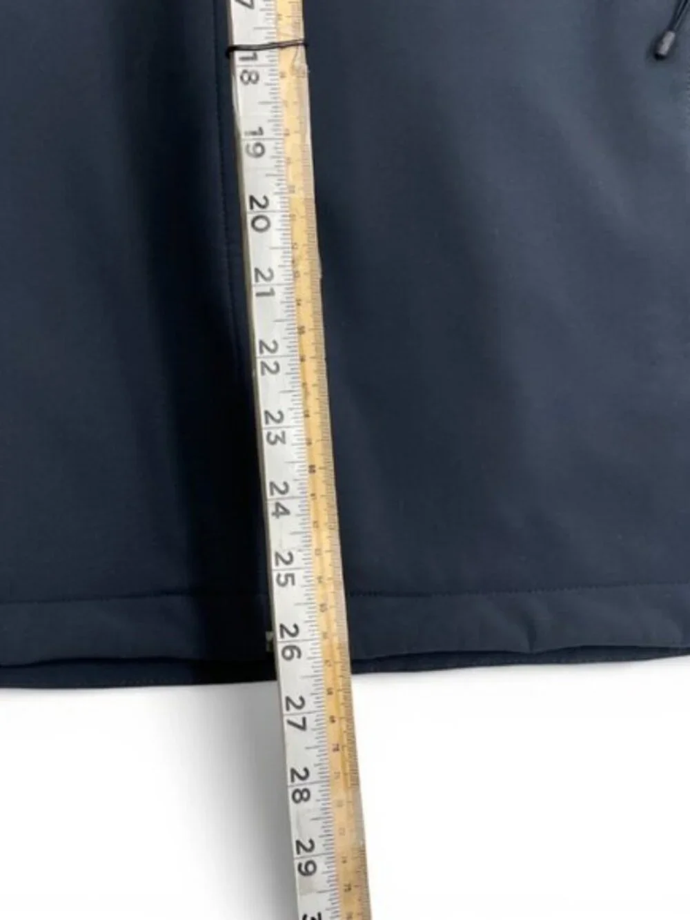 The North Face Windwall Softshell Blue Full Zip Fleece Lined Jacket Men's M
